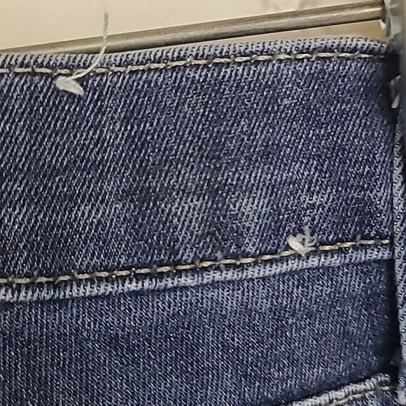 Hudson Colette Midrise Skinny Jean Size 26 Dark Blue Distressed Stretch Denim - Picture 8 of 11